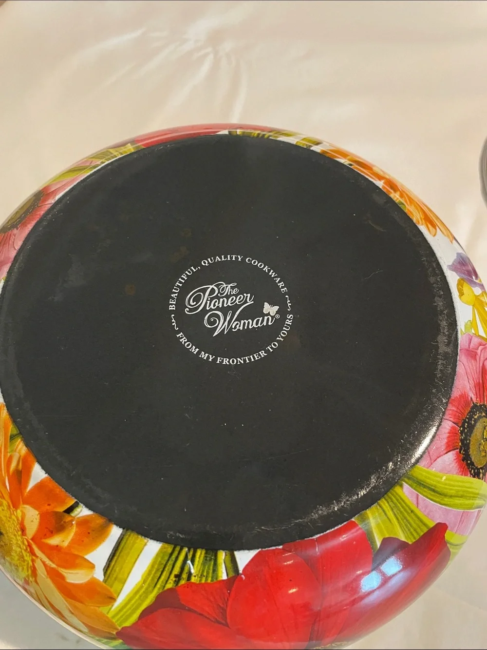 The Pioneer Woman Floral Enamel Stockpot Floral Garden 4 Quart